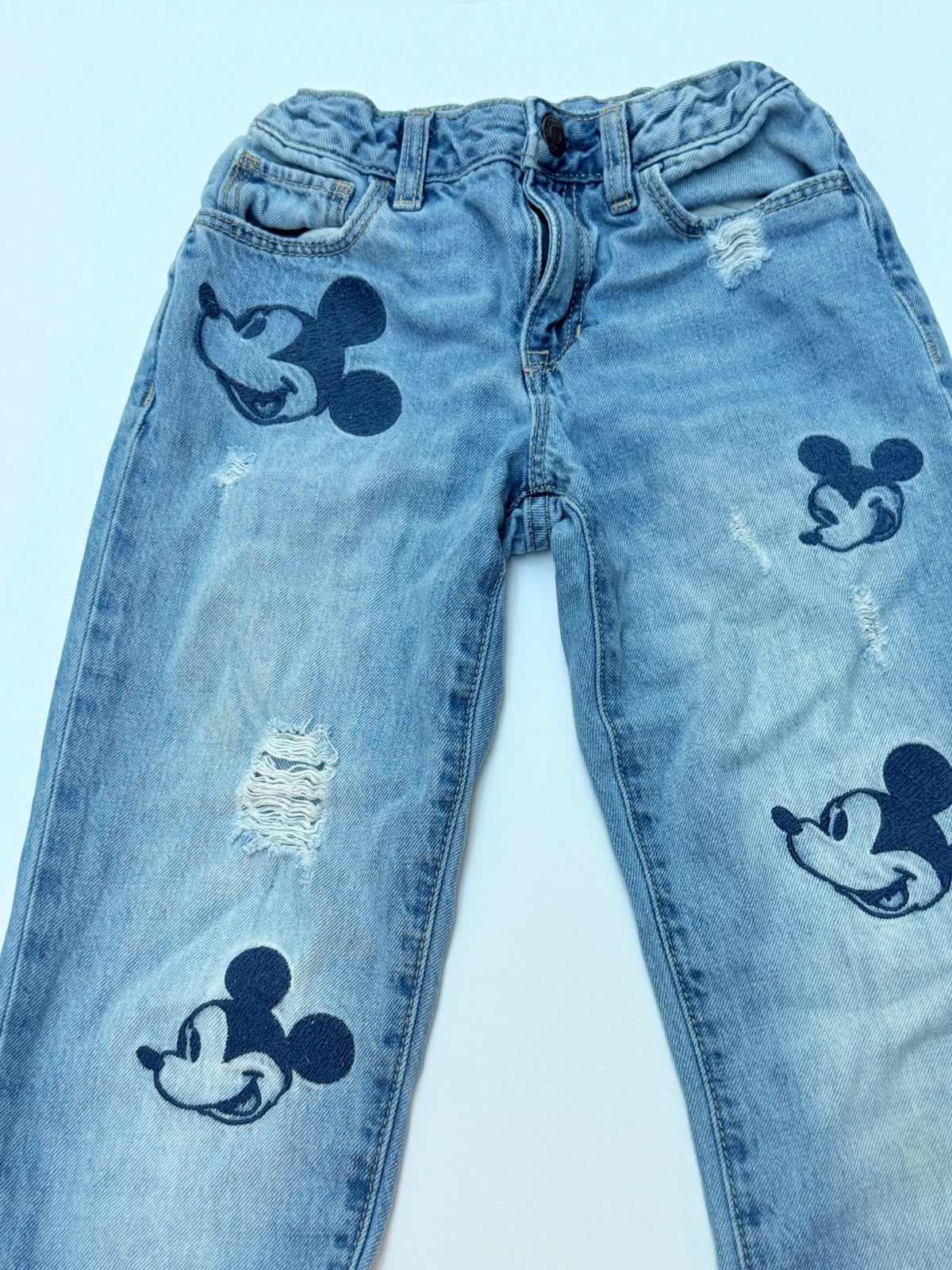 Gap Kids Disney Mickey Mouse Jeans Size 8
