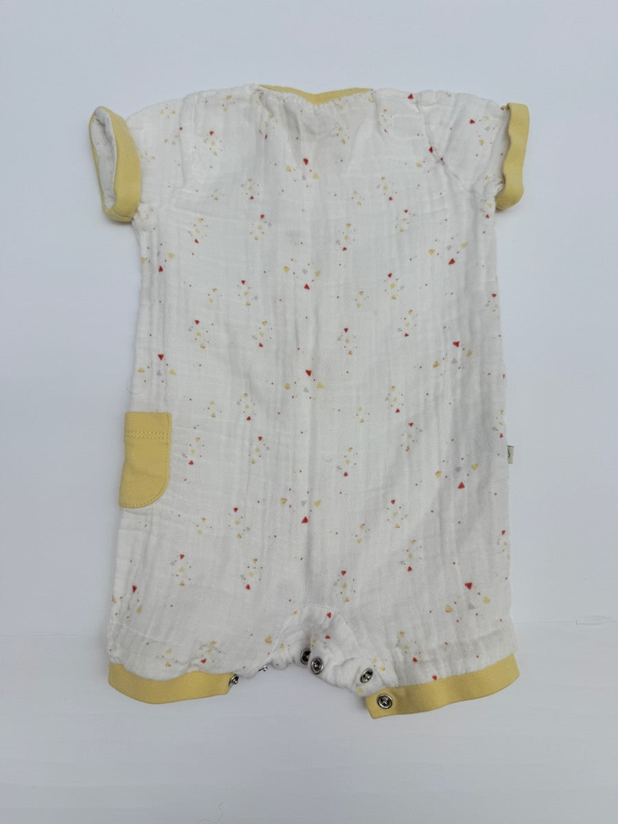 Biorganic Organic Cotton Print Romper 6-9M