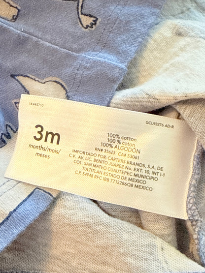 Carter's Rhino Print Pocket Tee 3m