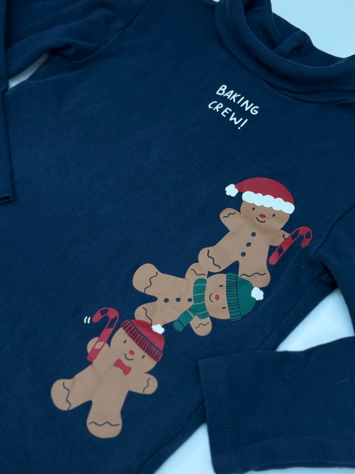 Fagottino Baking Crew Gingerbread Sweatshirt 3T