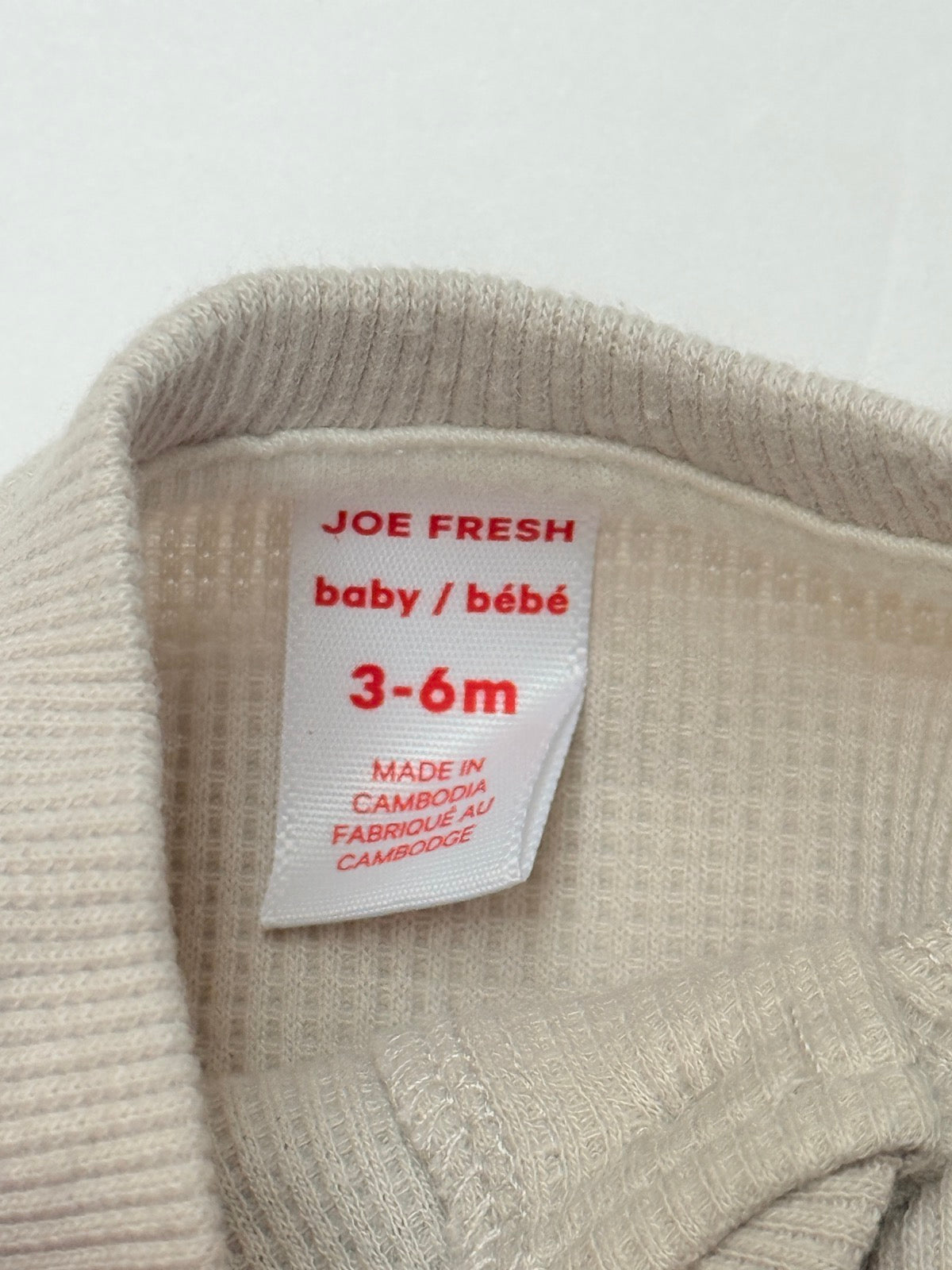 Joe Fresh Waffle Knit Romper 3-6M