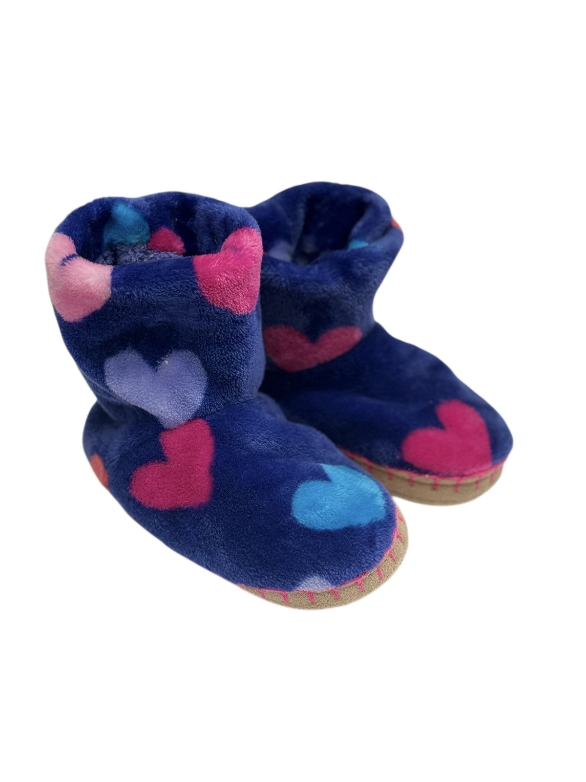 Hatley Heart Print Slipper Boots US8/9
