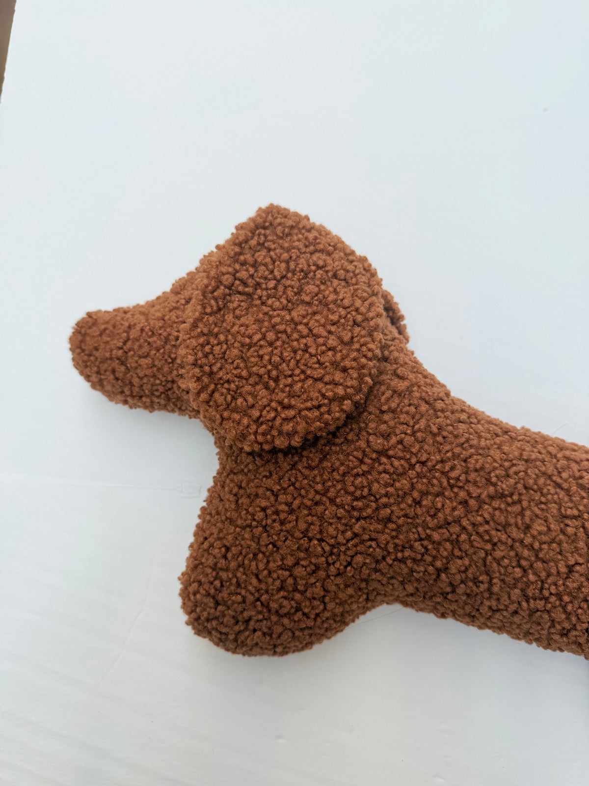 Boucle Dachshund Dog Plush Pillow Toy