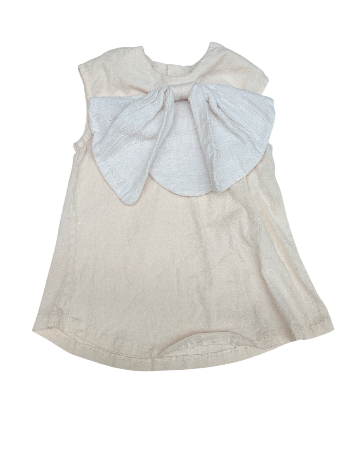 A.Bird Ivory Bow Front Blouse 9Y