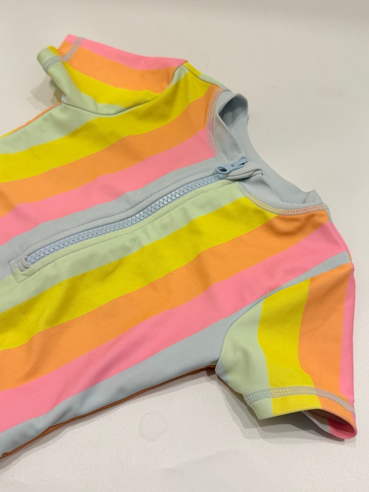 Joe Fresh Rainbow Striped Swimsuit Size 2T