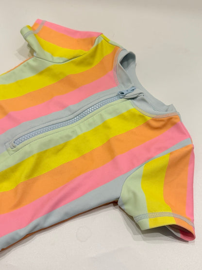 Joe Fresh Rainbow Striped Swimsuit Size 2T