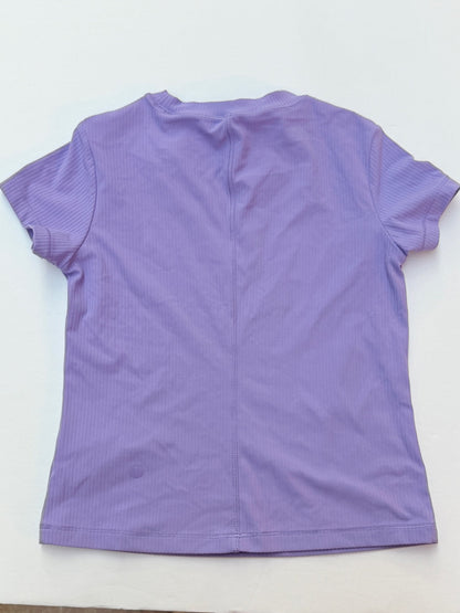 Moodytiger Purple Ribbed T-Shirt Size 6
