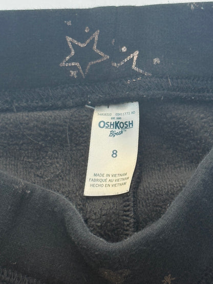 OshKosh B'gosh Star Print Fleece Leggings Size 8