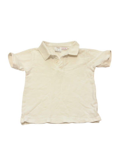 Zara White Polo Shirt 3Y