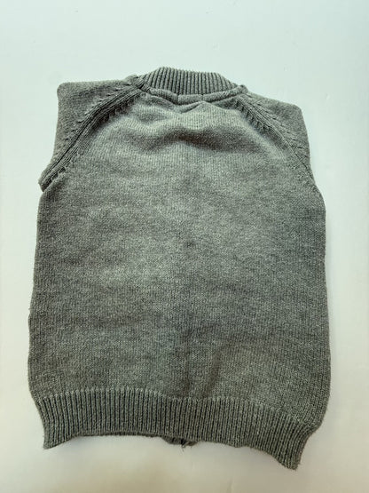 Zara Knitwear Gray Zip Cardigan 2-3Y