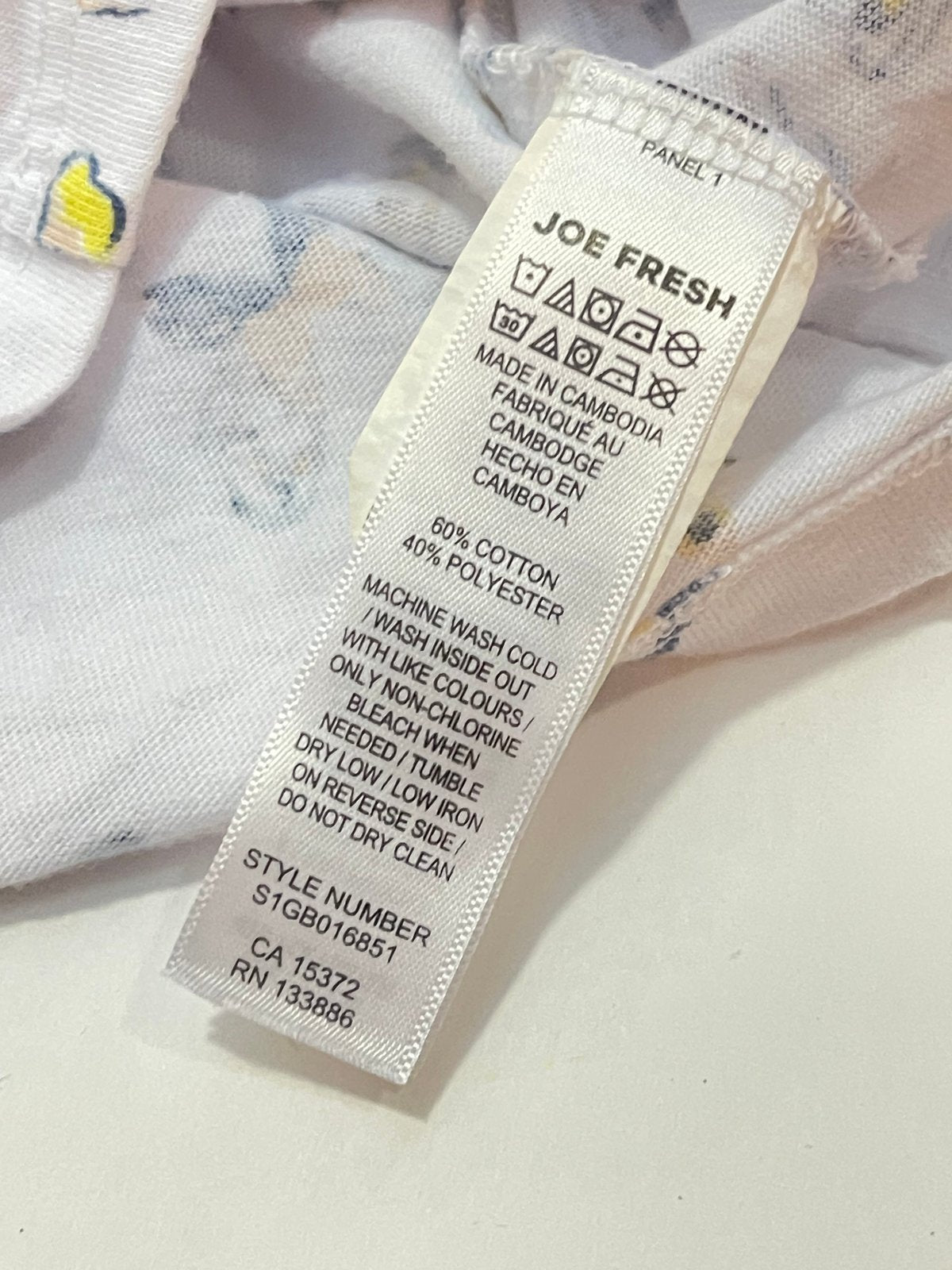 Joe Fresh Butterfly Print T-Shirt 3-6M