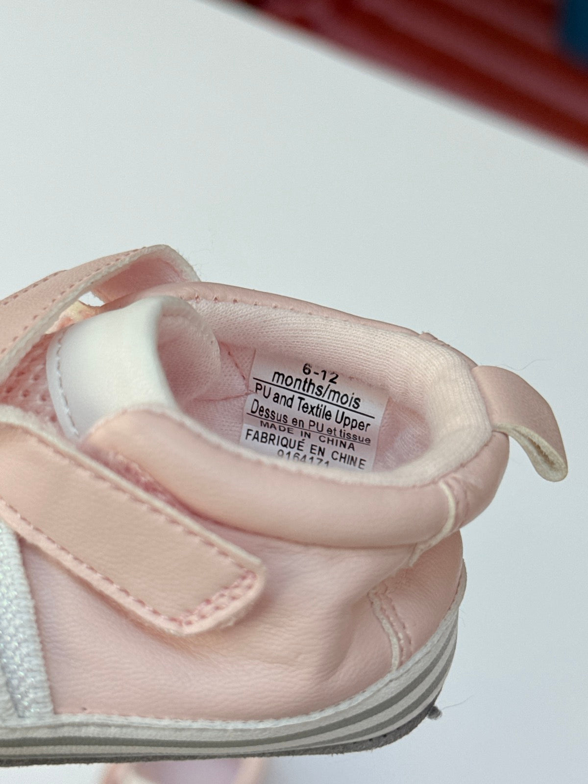 Ro+Me by Robeez Pink Sneakers 6-12m