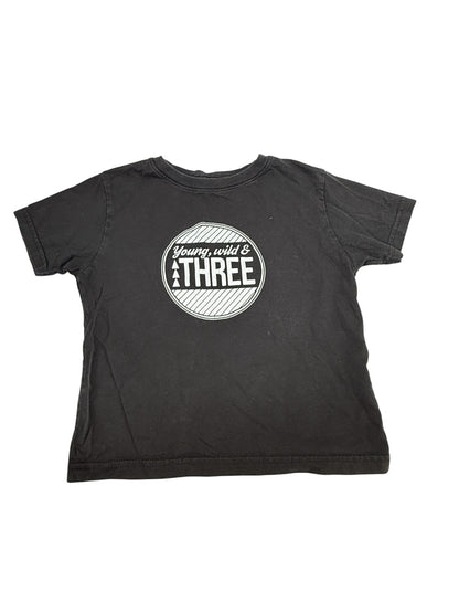 Rabbit Skins Young Wild Three Tee Size 3