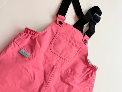 Jan & Jul Pink Rain Pants Overalls 3T