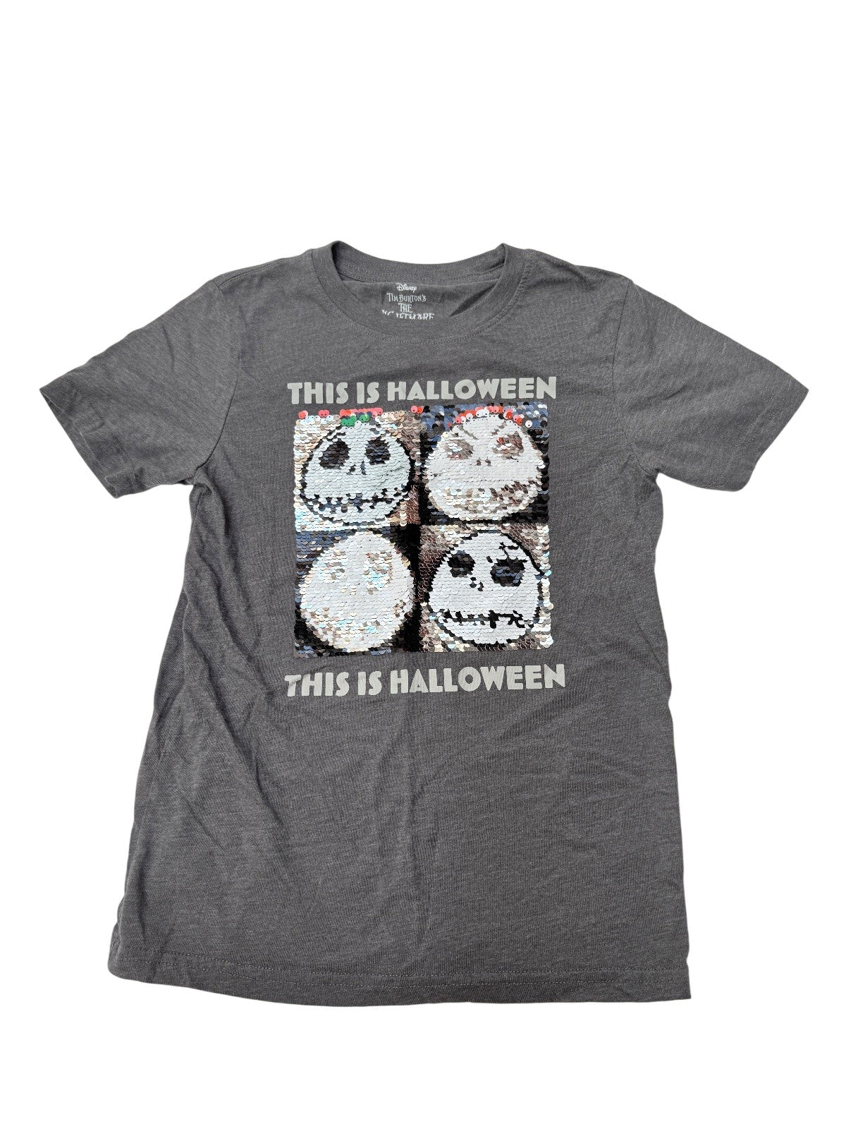 Disney Nightmare Before Christmas Sequin T-Shirt M
