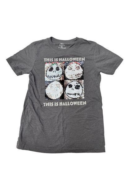 Disney Nightmare Before Christmas Sequin T-Shirt M
