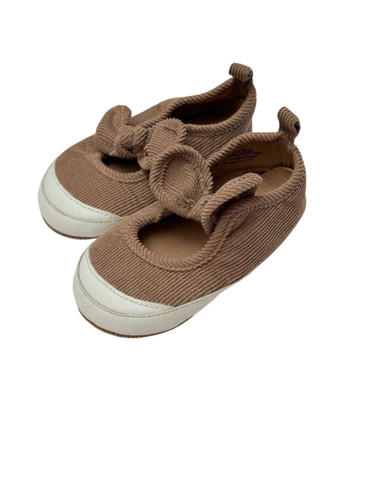 Old Navy Corduroy Bow Sneakers 12-24M