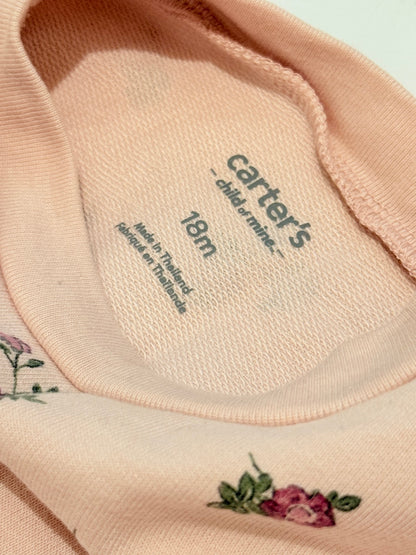 Carter's Floral Pink Romper 18m