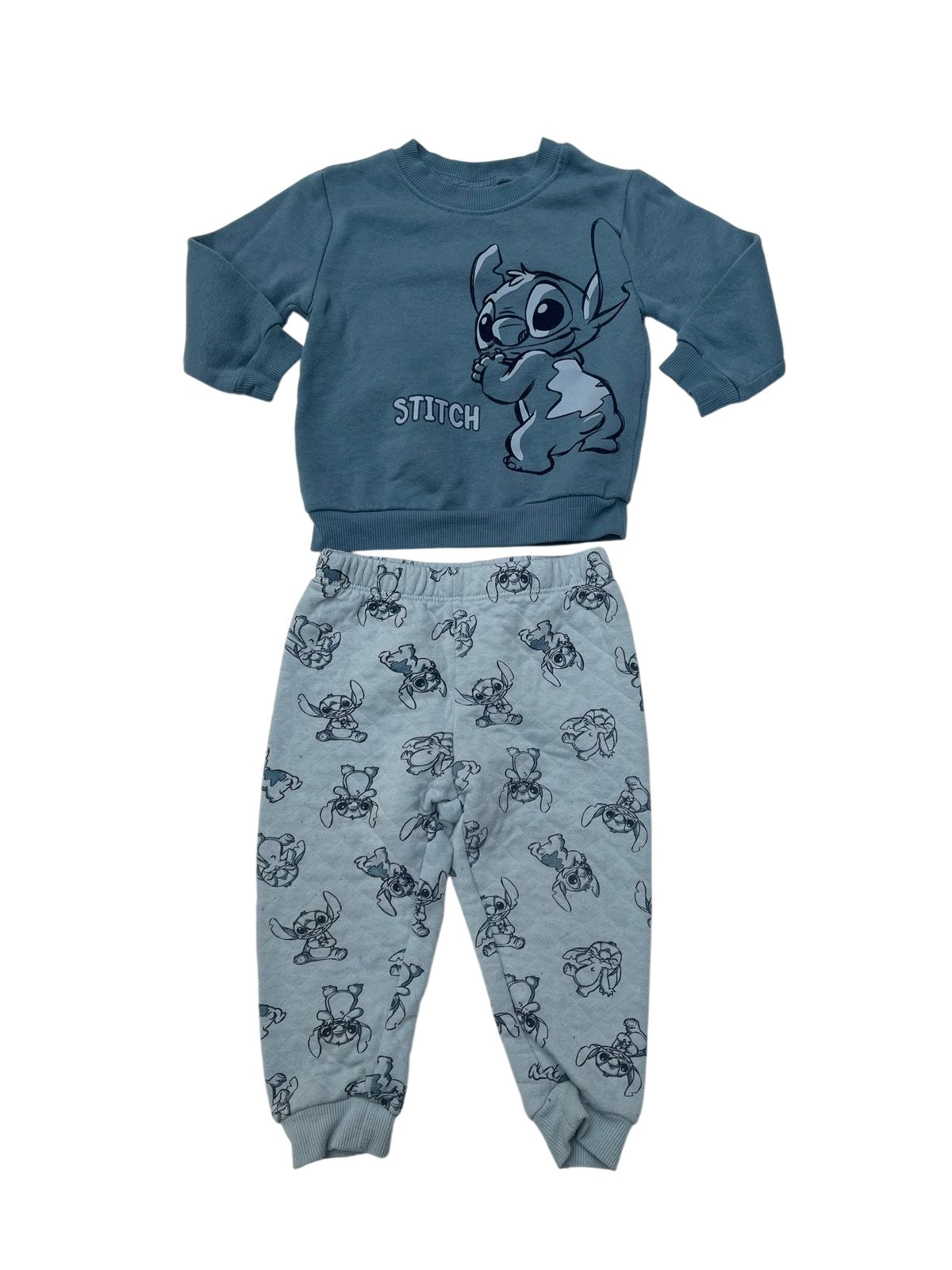 Disney Baby Stitch Sweatshirt and Pants Set 12-18M