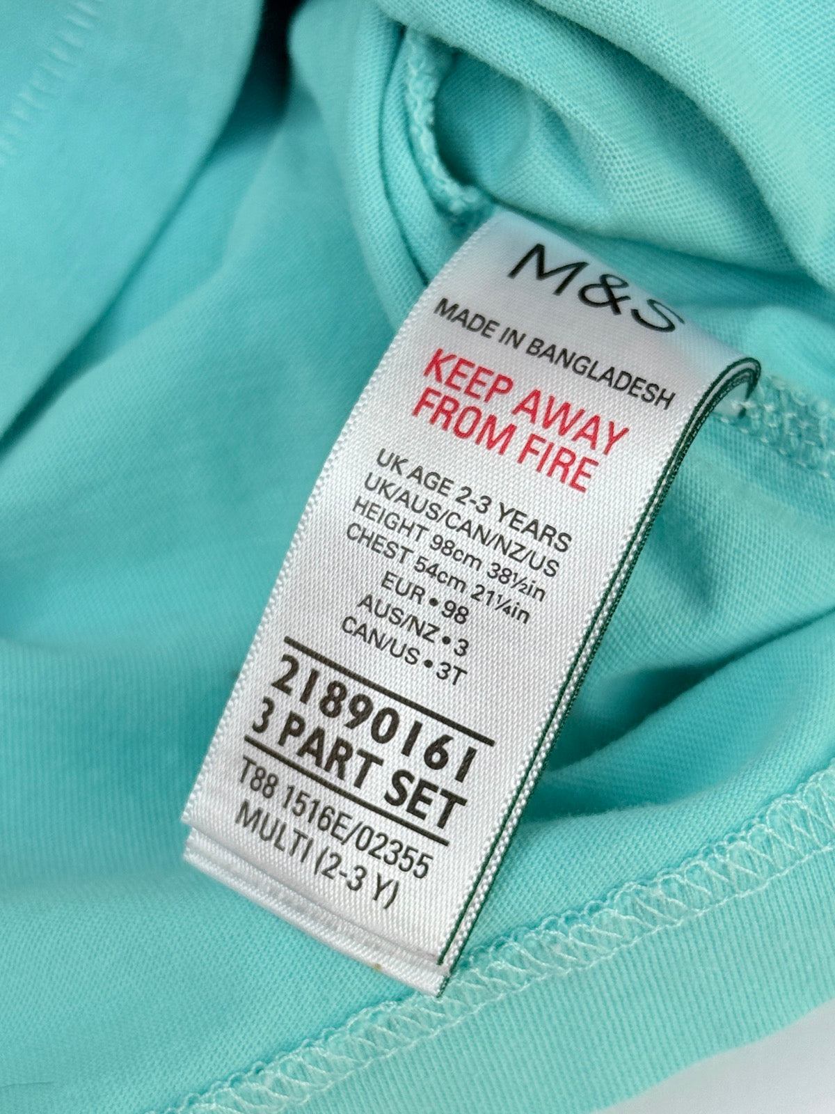 M&S Originals Dinosaur T-Shirt 2-3Y
