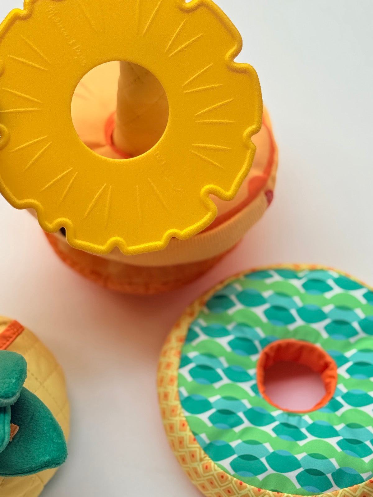 Melissa & Doug Pineapple Stacking Ring Toy