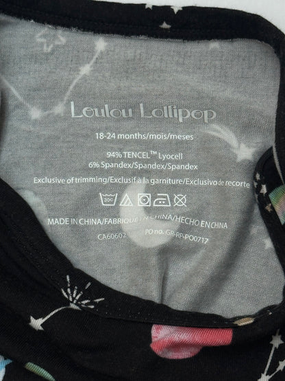 Loulou Lollipop Galaxy Onesie 18/24m