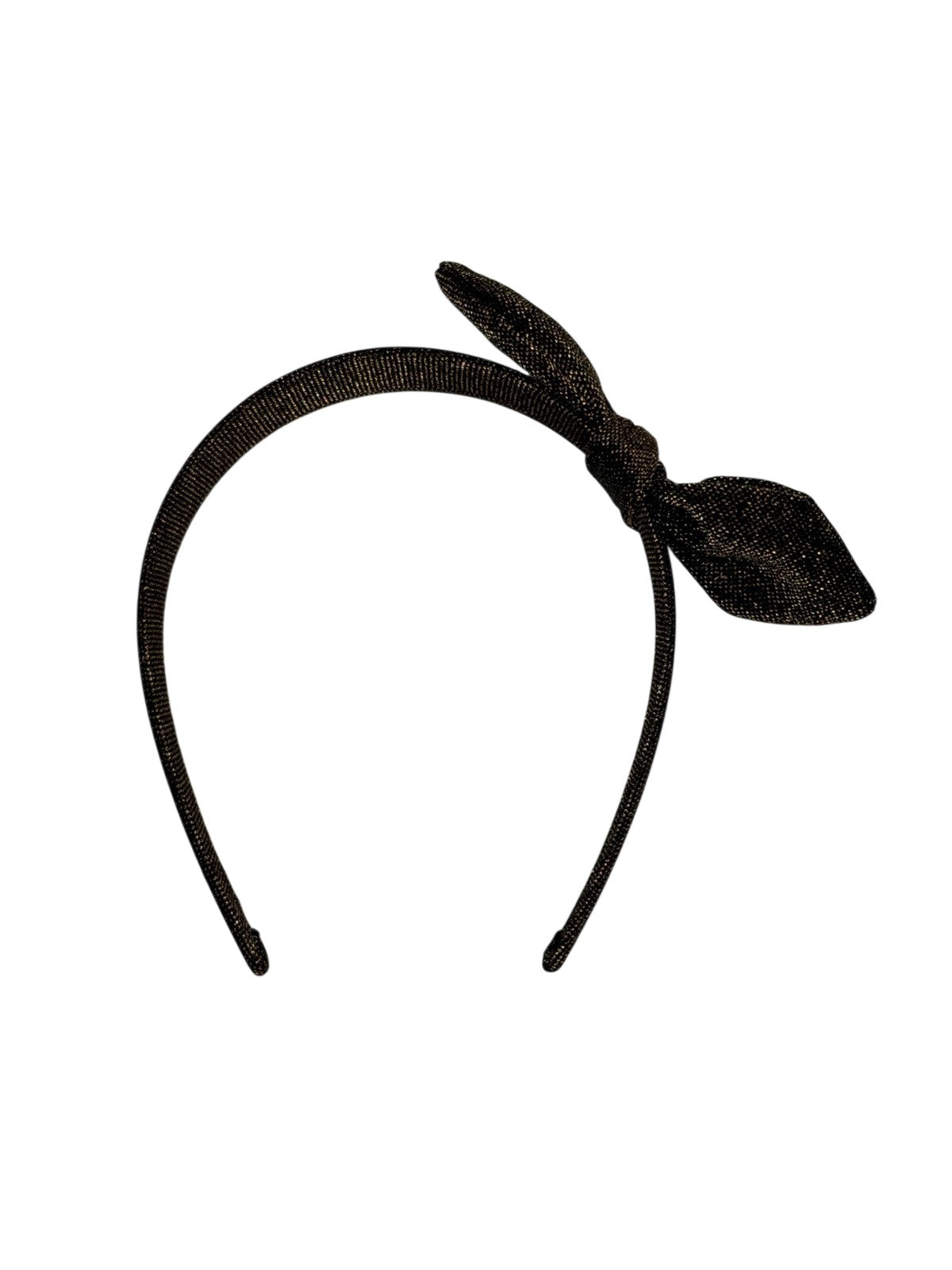 Bronze Metallic Bow Knot Hair Headband