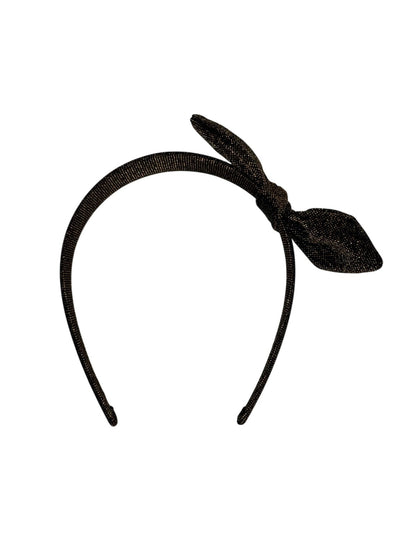 Bronze Metallic Bow Knot Hair Headband