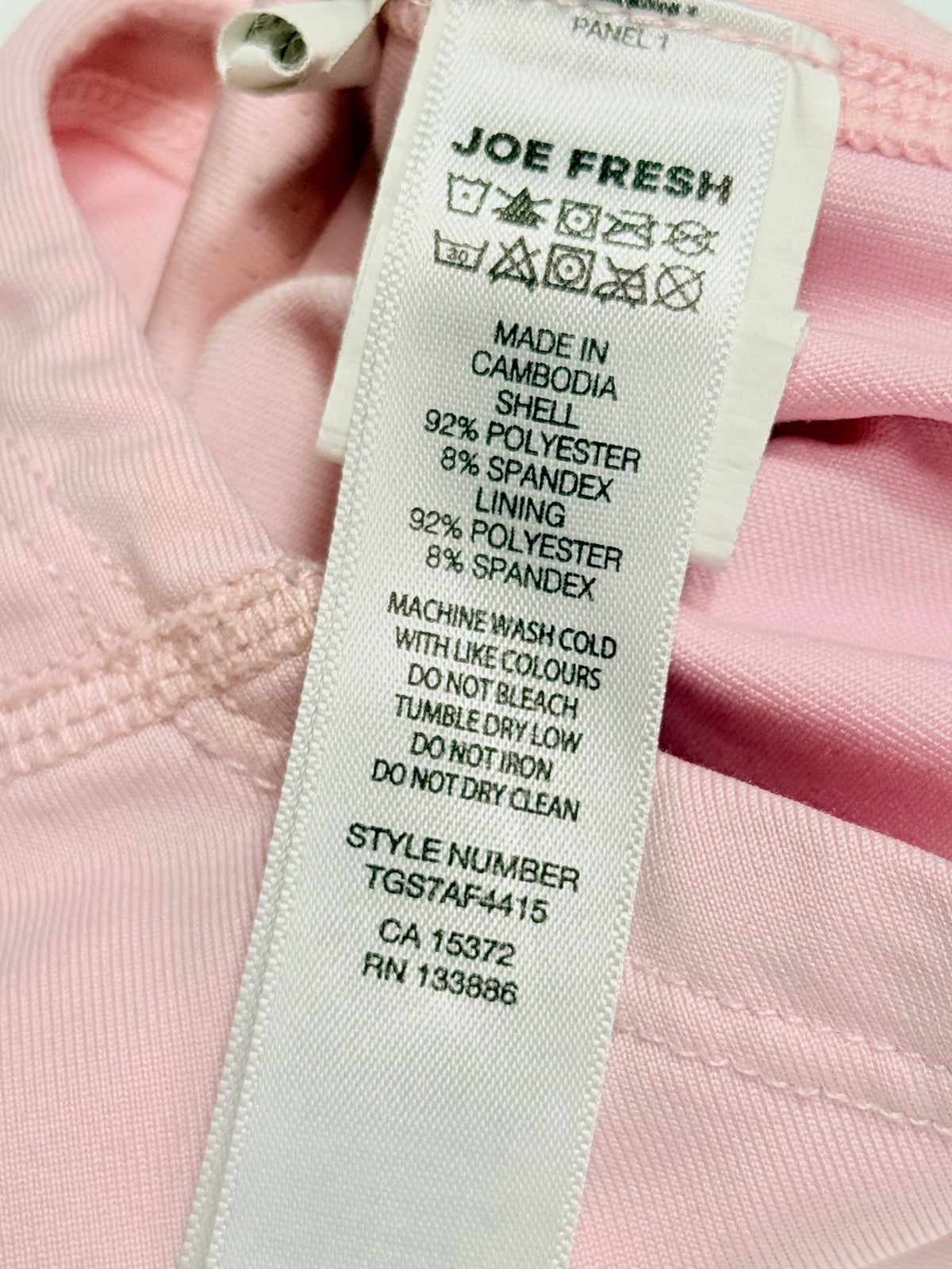 Joe Fresh Active Pink Dance Leotard 4T