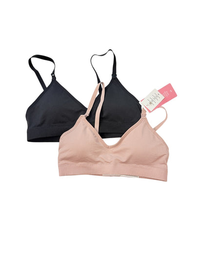 NWT - H&M Bralette Set Black Pink Size M
