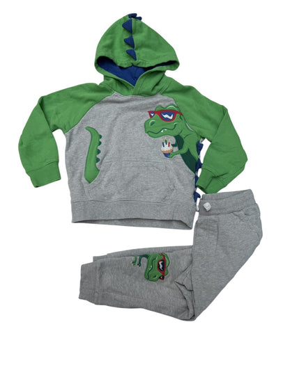 Gymboree Dinosaur Hoodie Jogger Set 4T