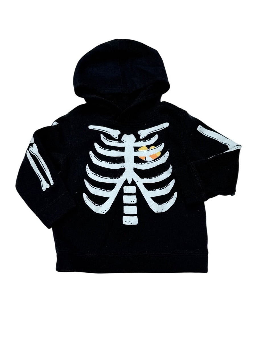 Old Navy Skeleton Hoodie Size 2T