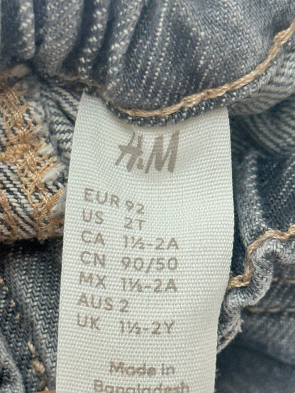 H&M Gray Denim Jeans Size 2T