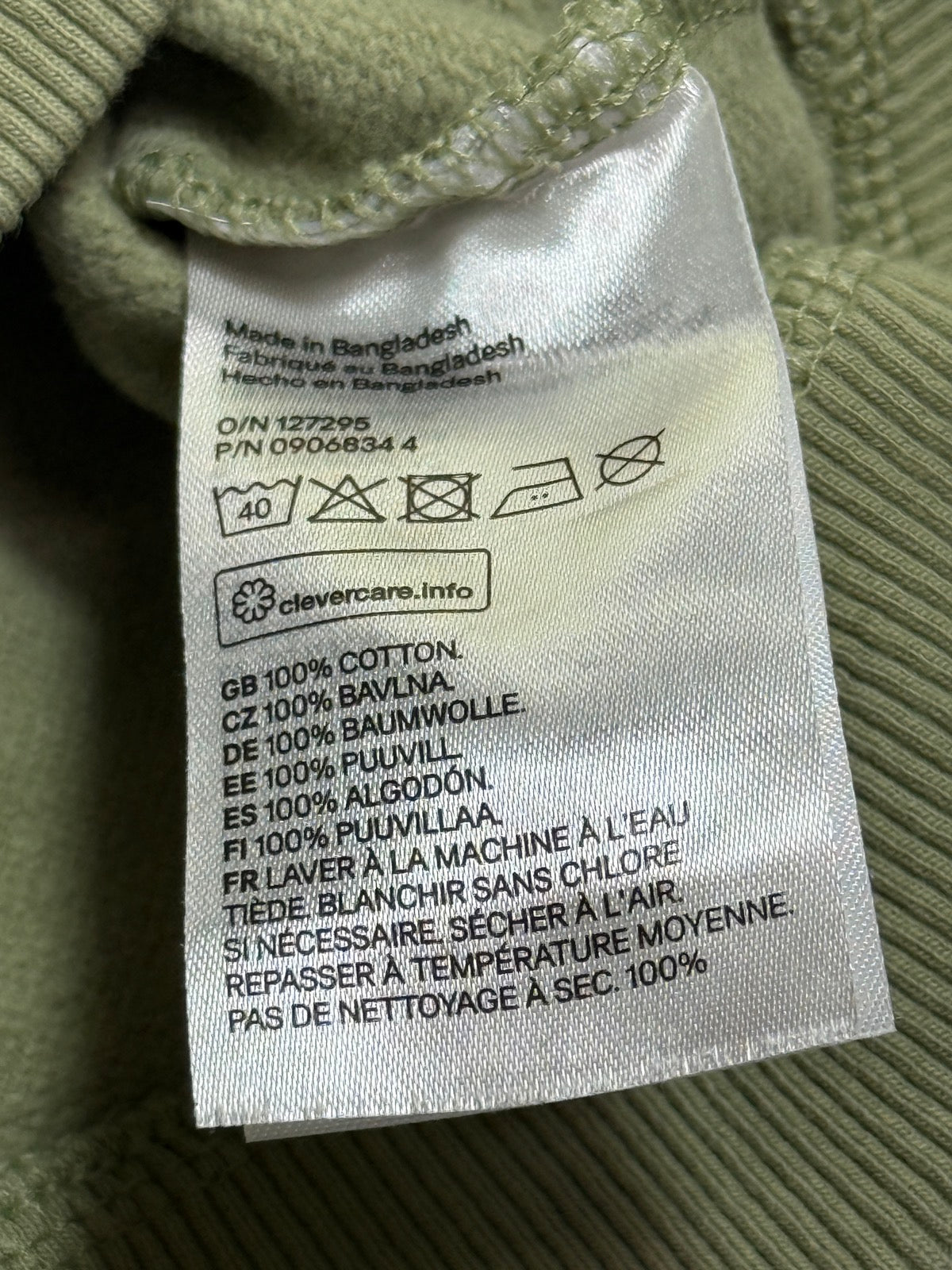 H&M Forest Animals Sweatshirt 4-6M