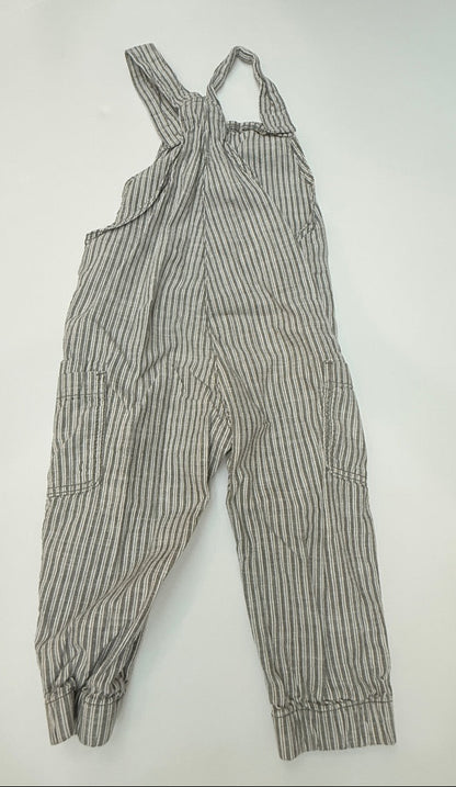 Striped Cargo Overalls 12-18m