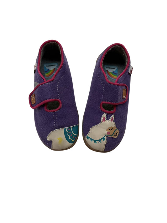 Emerson Purple Llama Slipper Shoes Size 12