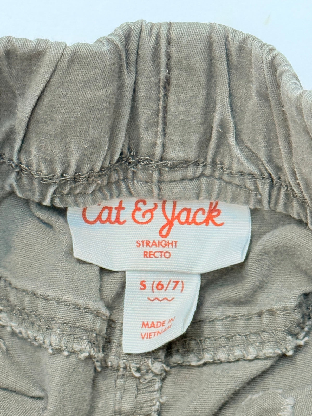 Cat & Jack Gray Pull-On Pants Size 6/7