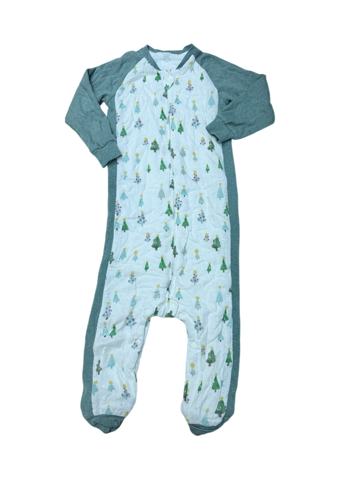 Nest Designs Christmas Tree Footed Pajama 4-6T