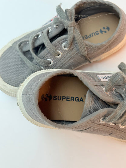 Superga 2750 Gray Canvas Sneakers EU 26