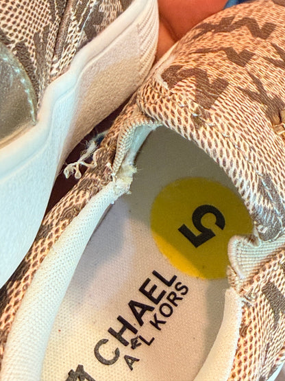 Michael Kors MK Logo Slip-On Sneaker Size 5C
