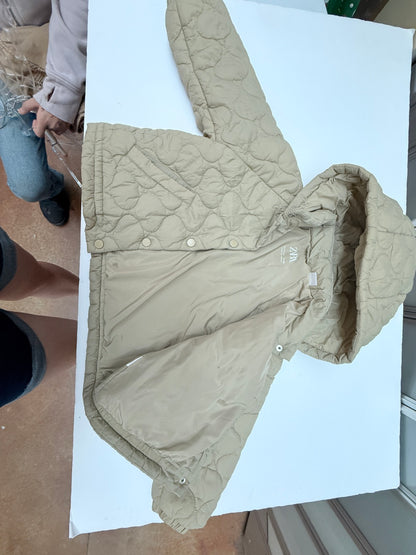 Zara Quilted Hooded Jacket Size 3-4Y