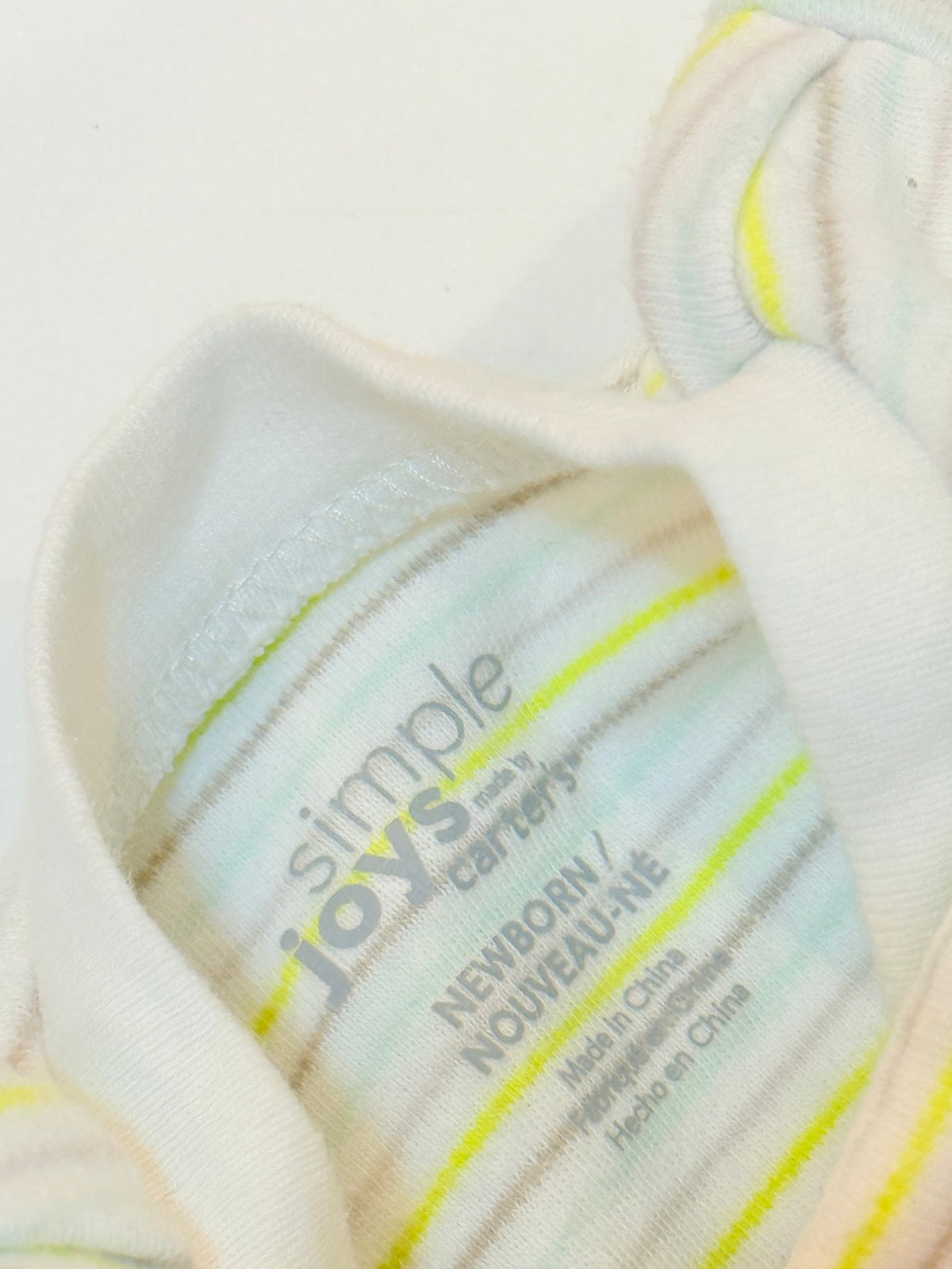 Simple Joys by Carter's Bear Stripe Sleeper Newborn