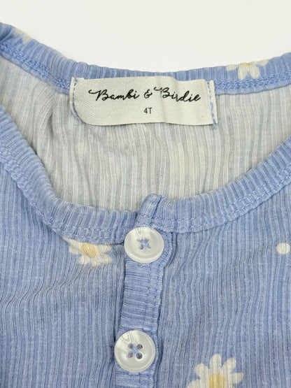 Bambi & Birdie Daisy Pajama Set 4T