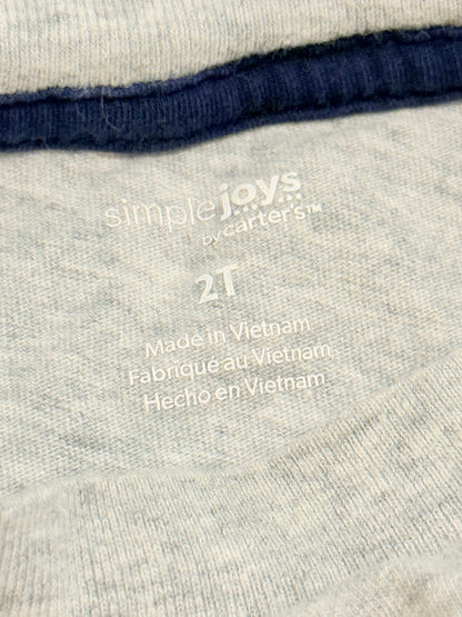 Simple Joys by Carter's Gray Long Sleeve Tee 2T