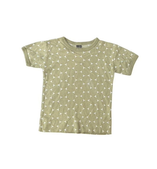 Nanoou Olive Circle Print T-Shirt Size 128 (7-8yr)