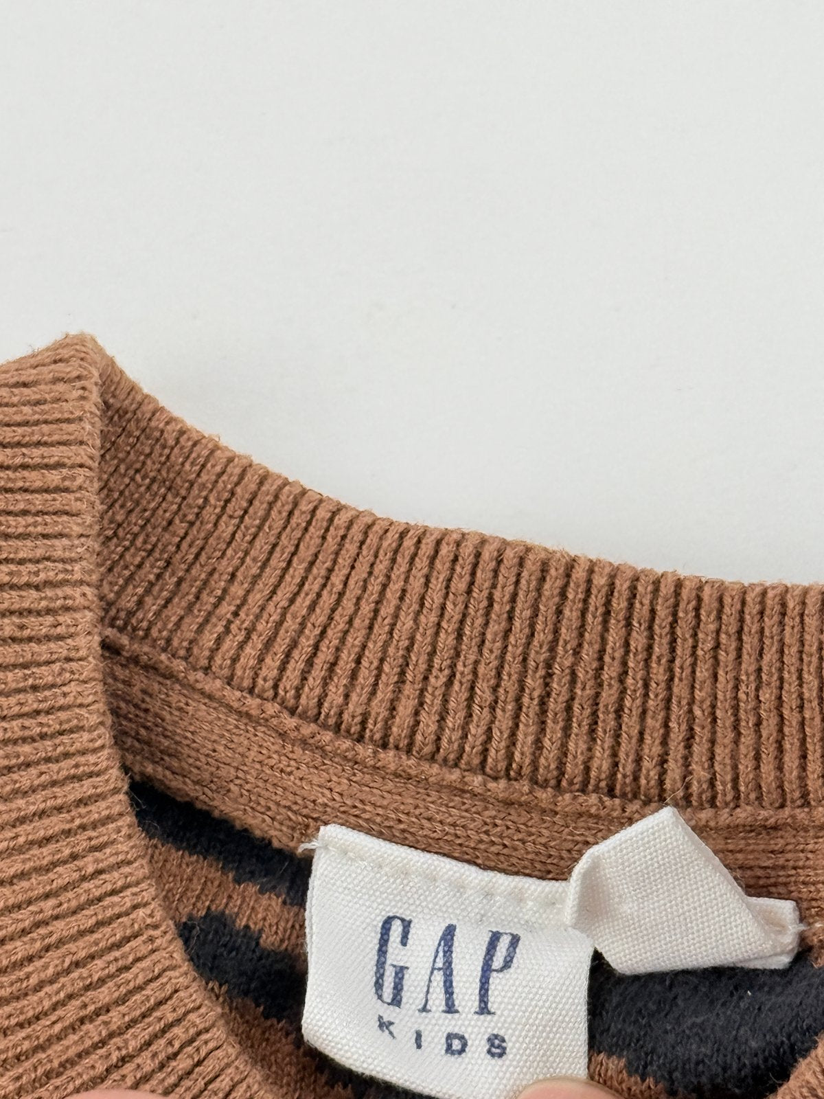 Gap Kids Tiger Stripe Knit Dress Size 4-5