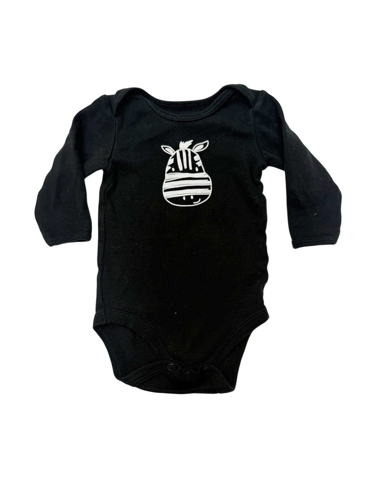 Koala Baby Zebra Long Sleeve Bodysuit 3-6M