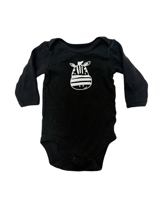 Koala Baby Zebra Long Sleeve Bodysuit 3-6M