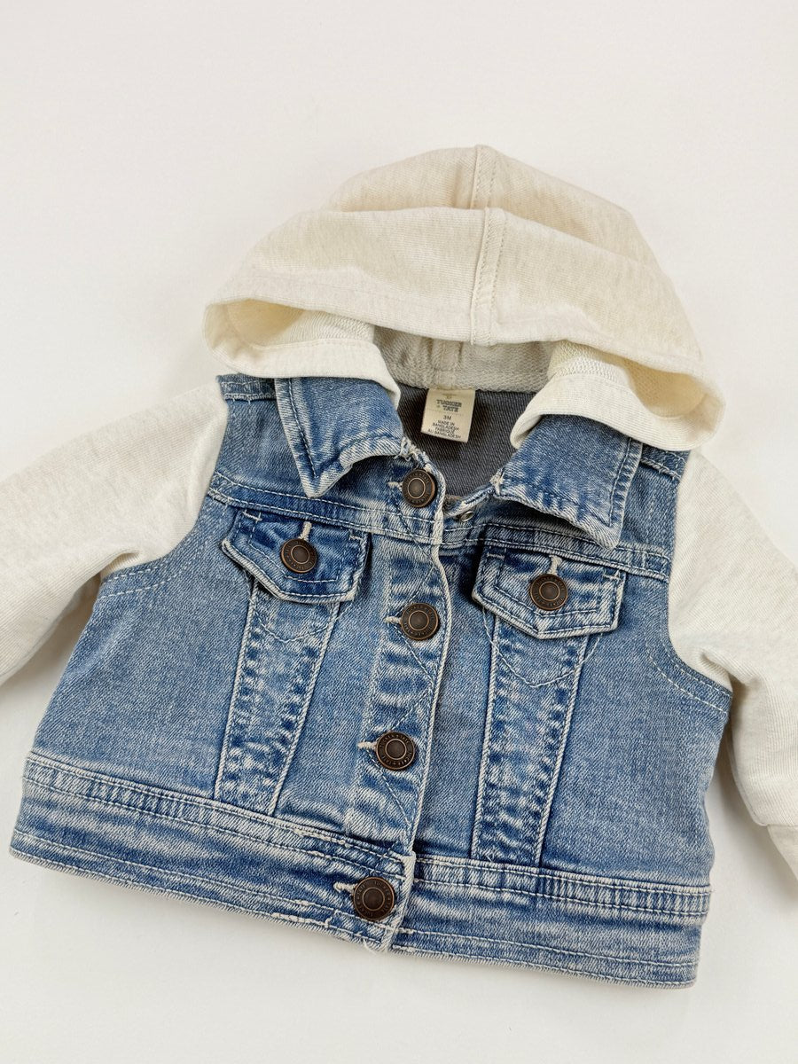 Tucker + Tate Denim Hooded Jacket 3M