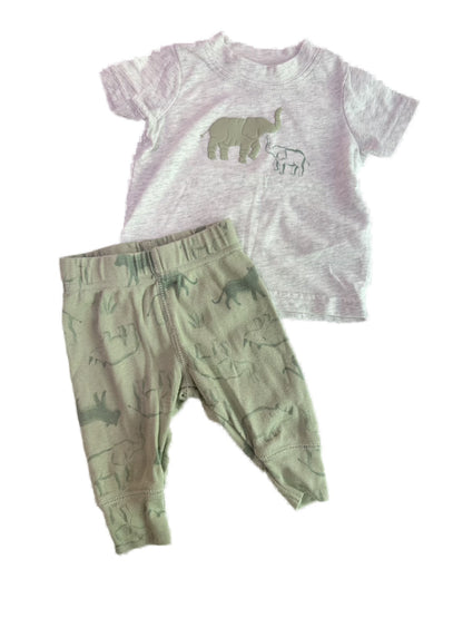 Carter's Elephant 2-Piece Set 0-3m